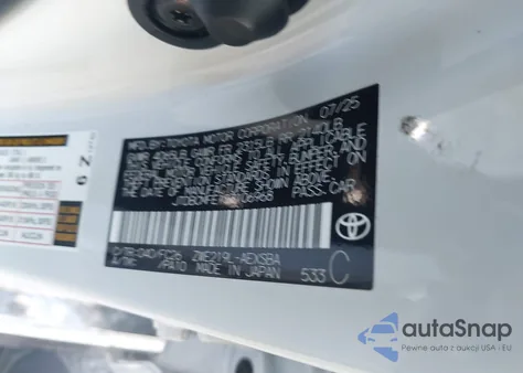 2025 Toyota Corolla Hybrid Se from USA, damaged, VIN JTDBCMFE1S3106968